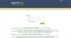 Desktop Screenshot of email.register.eu
